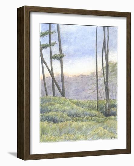 Tranquil Horizon II-Virginia A. Roper-Framed Art Print