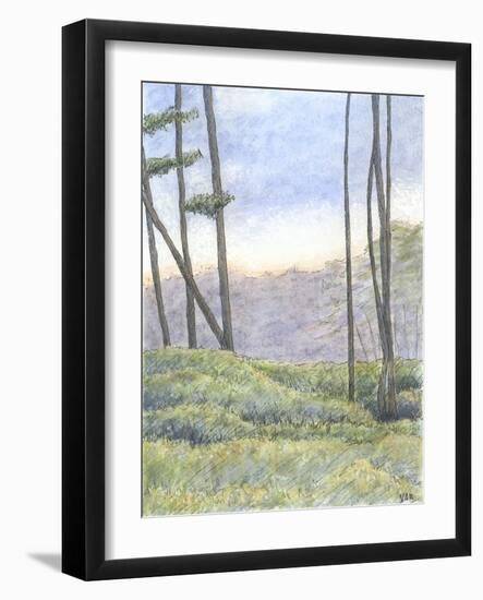 Tranquil Horizon II-Virginia A. Roper-Framed Art Print