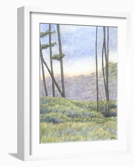 Tranquil Horizon II-Virginia A. Roper-Framed Art Print