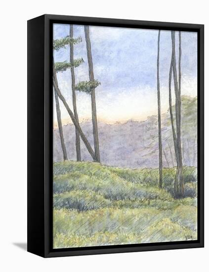 Tranquil Horizon II-Virginia A. Roper-Framed Stretched Canvas