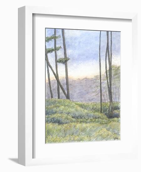 Tranquil Horizon II-Virginia A. Roper-Framed Art Print