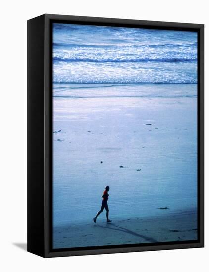 Tranquil Jog-null-Framed Stretched Canvas