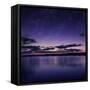 Tranquil Lake Against Starry Sky, Russia-null-Framed Stretched Canvas