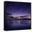 Tranquil Lake Against Starry Sky, Russia-null-Framed Stretched Canvas