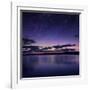 Tranquil Lake Against Starry Sky, Russia-null-Framed Photographic Print