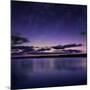 Tranquil Lake Against Starry Sky, Russia-null-Mounted Photographic Print