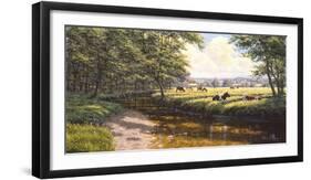 Tranquil Pasture-David Morgan-Framed Giclee Print