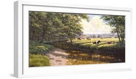 Tranquil Pasture-David Morgan-Framed Giclee Print