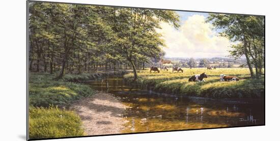 Tranquil Pasture-David Morgan-Mounted Giclee Print