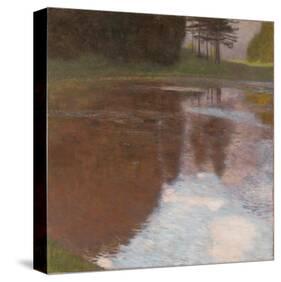Tranquil Pond-Gustav Klimt-Stretched Canvas
