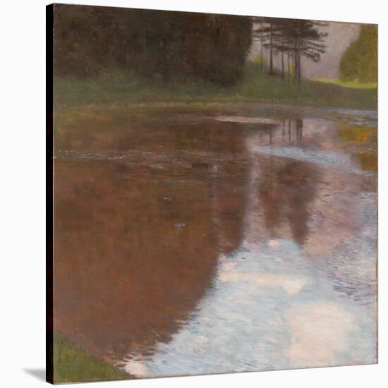 Tranquil Pond-Gustav Klimt-Stretched Canvas