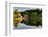 Tranquil River Reflections, Clinton, New Jersey-George Oze-Framed Photographic Print