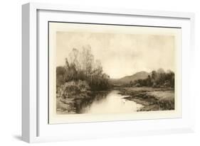 Tranquil Riverscape II-Julian Rix-Framed Art Print