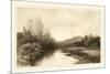 Tranquil Riverscape II-Julian Rix-Mounted Premium Giclee Print
