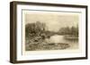 Tranquil Riverscape IV-Julian Rix-Framed Art Print