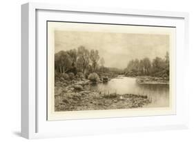 Tranquil Riverscape IV-Julian Rix-Framed Art Print