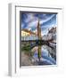 Tranquil Scene in Bruges ,Flanders, Belgium-George Oze-Framed Photographic Print