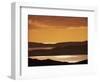 Tranquil Scene of Sunset over Gruinard Bay, Wester Ross, Highlands, Scotland, United Kingdom-Neale Clarke-Framed Photographic Print