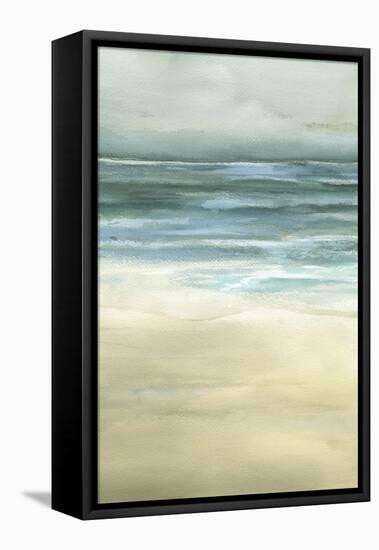 Tranquil Sea II-Jennifer Goldberger-Framed Stretched Canvas