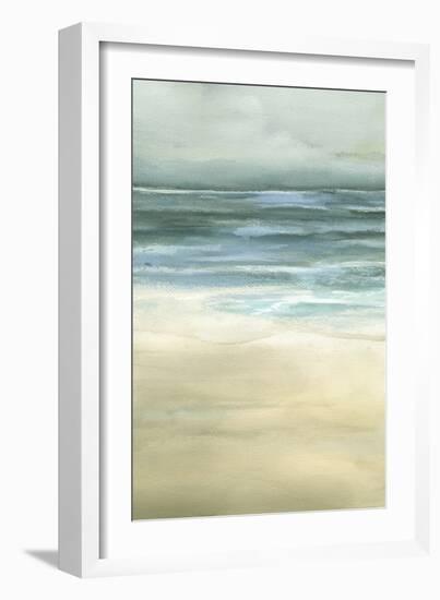 Tranquil Sea II-Jennifer Goldberger-Framed Art Print