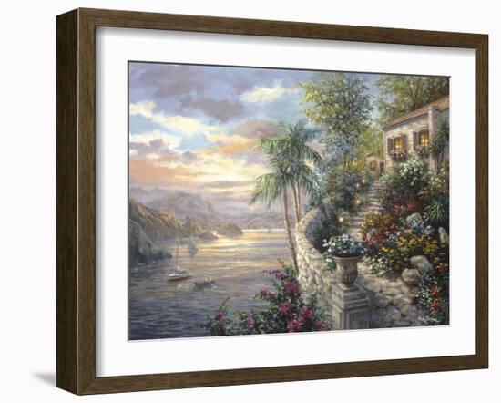 Tranquil Sea-Nicky Boehme-Framed Giclee Print