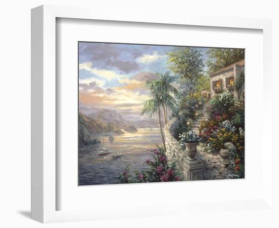 Tranquil Sea-Nicky Boehme-Framed Giclee Print