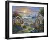 Tranquil Seafront-Nicky Boehme-Framed Giclee Print