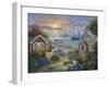 Tranquil Seafront-Nicky Boehme-Framed Giclee Print