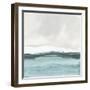 Tranquil Silver Sea II-Chris Paschke-Framed Art Print