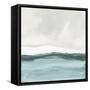 Tranquil Silver Sea II-Chris Paschke-Framed Stretched Canvas