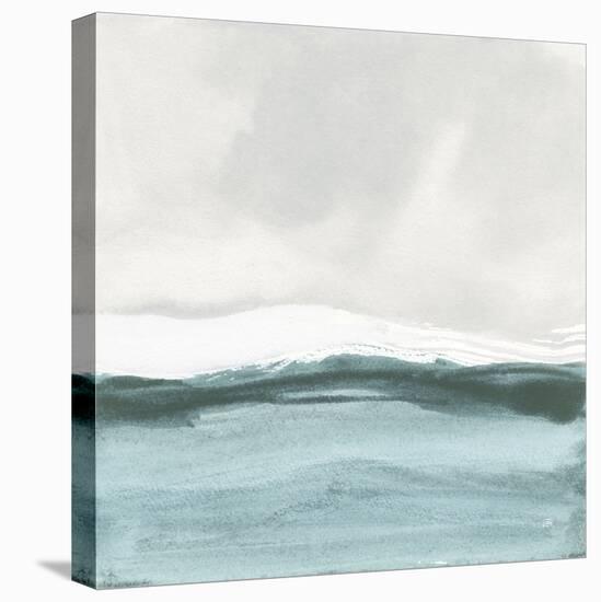 Tranquil Silver Sea II-Chris Paschke-Stretched Canvas