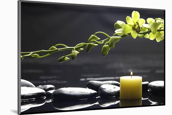 Tranquil Spa Scene-crystalfoto-Mounted Photographic Print