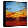 Tranquil Sunset-Herb Dickinson-Framed Stretched Canvas