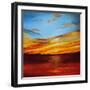 Tranquil Sunset-Herb Dickinson-Framed Photographic Print