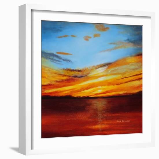 Tranquil Sunset-Herb Dickinson-Framed Photographic Print