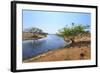 Tranquil Waters of Khor Rori (Rouri), Oman-Eleanor Scriven-Framed Photographic Print