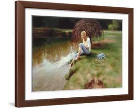 Tranquil Waters-Tina Spratt-Framed Art Print