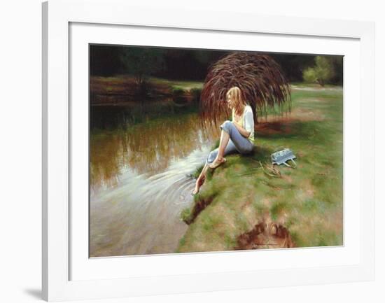 Tranquil Waters-Tina Spratt-Framed Art Print