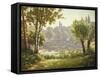 Tranquil Waters-Henri Biva-Framed Stretched Canvas