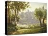 Tranquil Waters-Henri Biva-Stretched Canvas