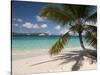 Tranquil White Sand Beach, St John, United States Virgin Islands, USA, US Virgin Islands, Caribbean-Trish Drury-Stretched Canvas