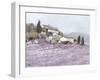 Tranquil Wild Lavender, Provence-Hazel Barker-Framed Giclee Print