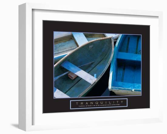 Tranquility - Boats-Unknown Unknown-Framed Photo