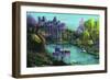 Tranquility Bridge1-Greg Farrugia-Framed Giclee Print