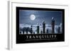 Tranquility: Inspirational Quote and Motivational Poster-null-Framed Photographic Print