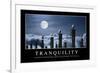 Tranquility: Inspirational Quote and Motivational Poster-null-Framed Photographic Print