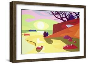 Tranquility, Jersey, 2003-Derek Crow-Framed Giclee Print