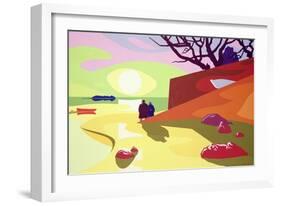 Tranquility, Jersey, 2003-Derek Crow-Framed Giclee Print