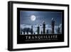 Tranquillité: Citation Et Affiche D'Inspiration Et Motivation-null-Framed Photographic Print