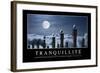Tranquillité: Citation Et Affiche D'Inspiration Et Motivation-null-Framed Photographic Print